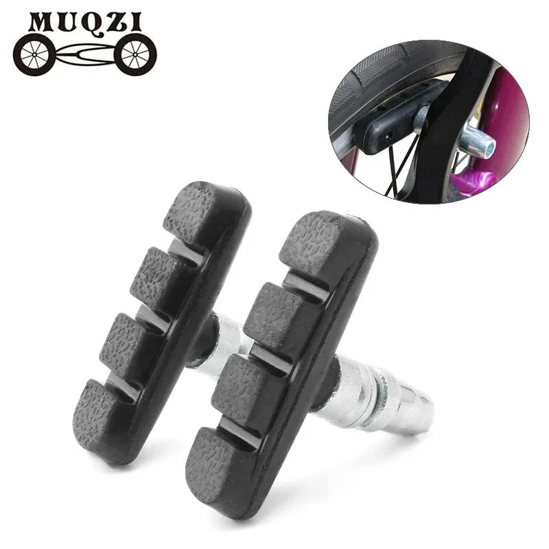 

MUQZI Road Bicycle V-brake Brake Shoes EIEIO Silent Wear-resistant Brake-shoes Ultralight Bike Parts