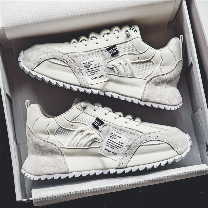 أحذية إسعاف الأب العصرية للرجال - أحذية رياضية برباط شبكية قابلة للتنفس للفصول الأربعة