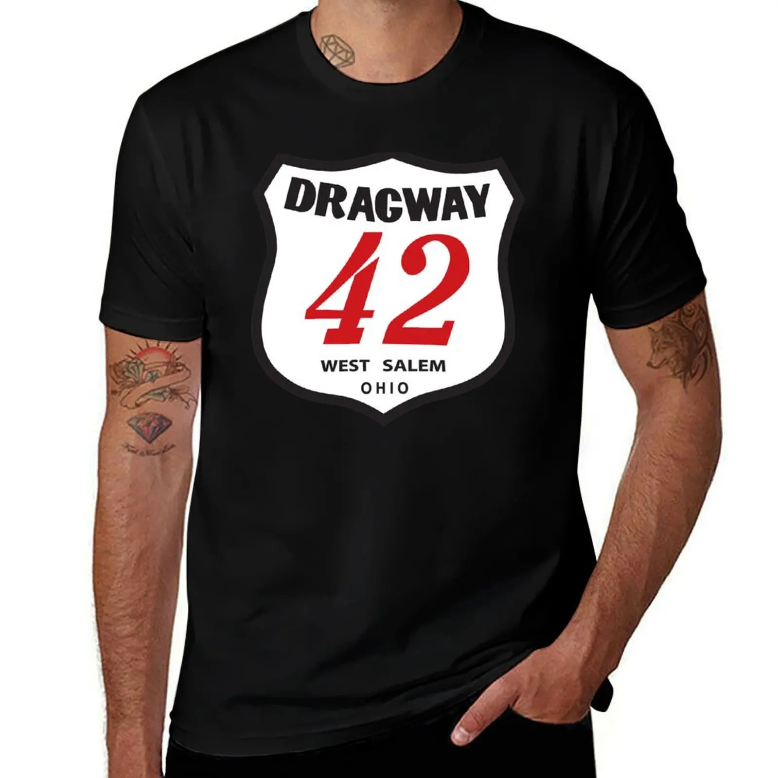 

100% fit for shirts shirts West Dragway cotton cotton 42 t T-Shirt Salem, man slim t Ohio t man shirts 100% VINTAGE