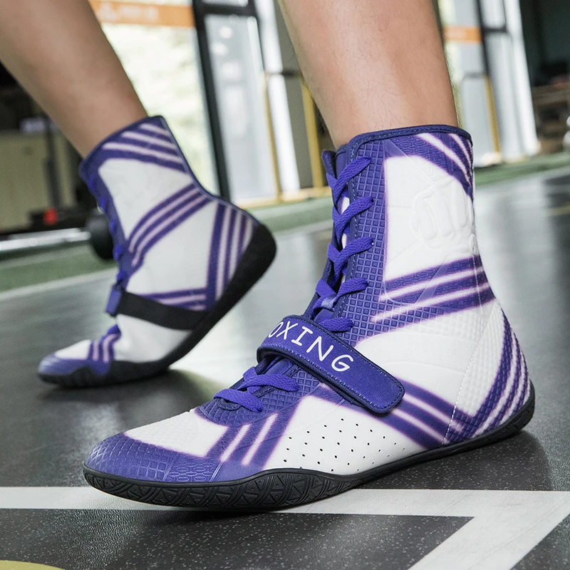 Bild 6: Professionelle Boxschuhe für Herren, professionelle Box-Turnschuhe, leichte Wrestling-Schuhe