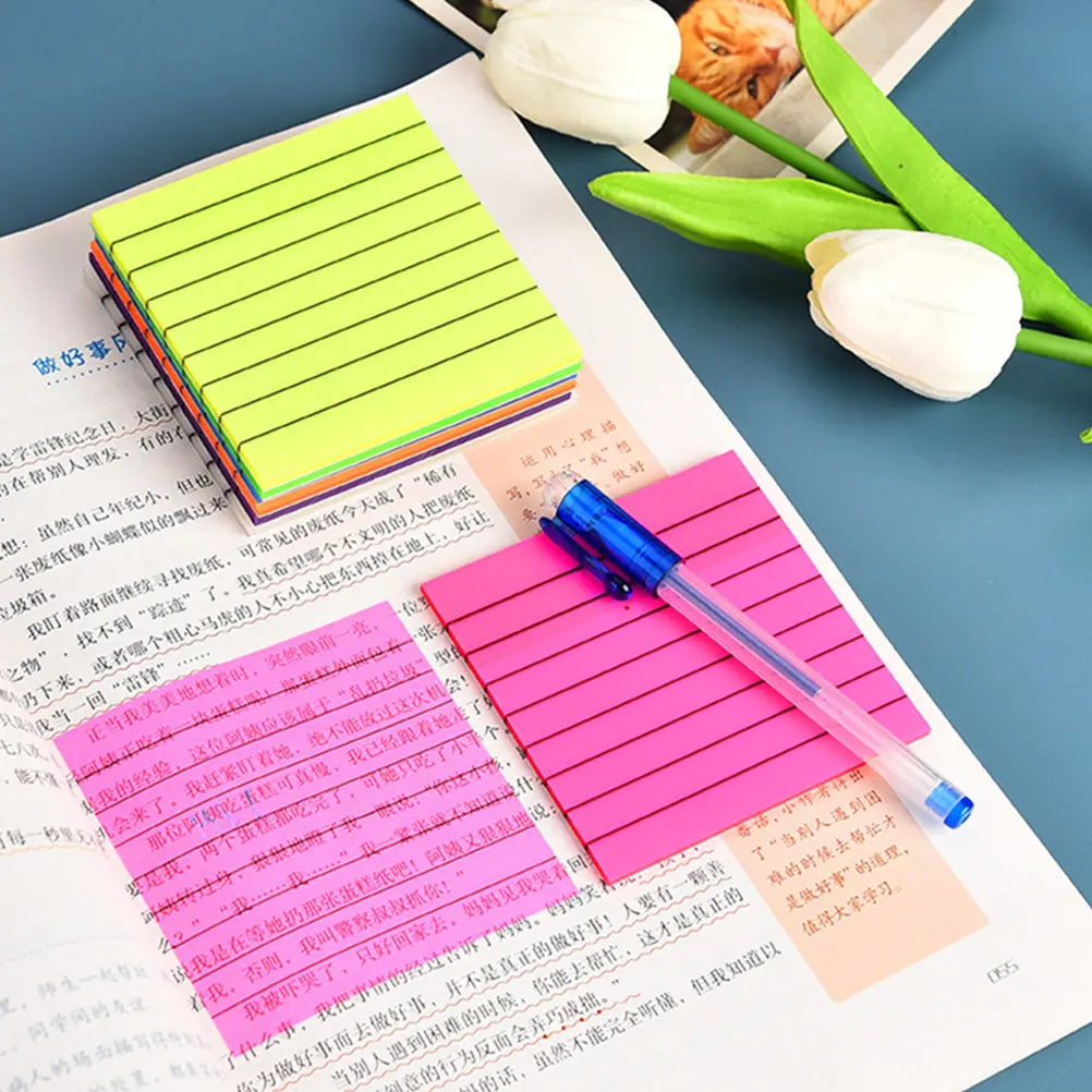 

7 книг, водонепроницаемые портативные блокноты для заметок, полупрозрачные наклейки для заметок для офиса и дома, съемные клейкие наклейки-напоминания, компактные