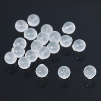 20pcs Soft Silicone Earring Backs Anti-Slip  Leak-Proof  Clear Ball Design for DIY Jewelry Making Comfortable Safety Stud Back