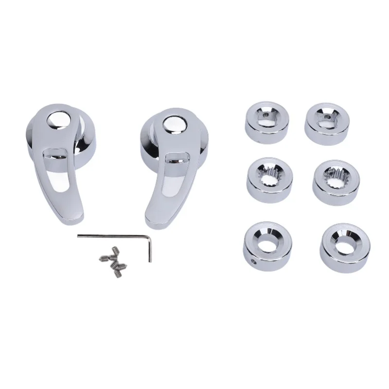 Window Crank Handle Kit 3-1/2in Retro Style Aluminium Alloy Universal Car Window Winder Riser For Hot Rod Kustom