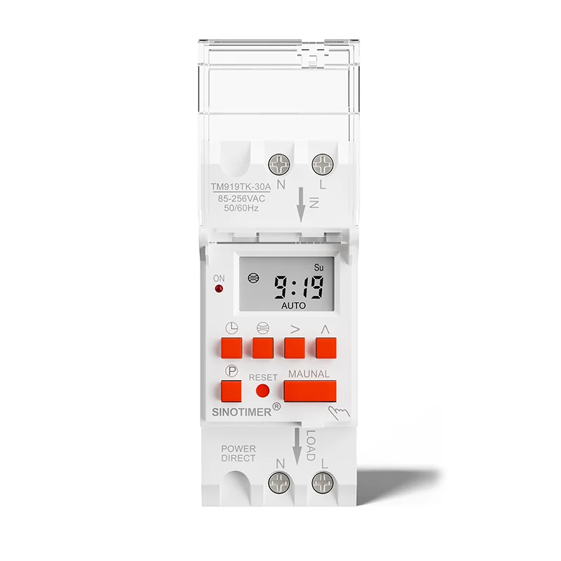 Wide Voltage 85-265VAC Astronomical Time Switch for Automatic Calculation of Sunrise and Sunset in Latitude and Longitude