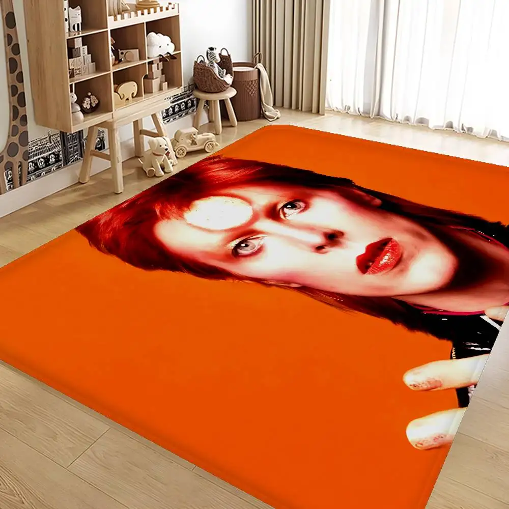 Retro Singer D-David B-Bowie Floor Mat Rectangle Anti-slip Home Soft Badmat Front Door Indoor Outdoor Mat Hotel Decor Mat