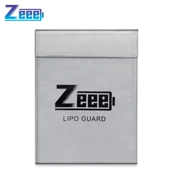 Zeee Lipo Battery Safety Bag 280*220mm Safe Guard Bag RC Fireproof Explosionproof Bag Portable Storage Handbag RC Lipo Parts