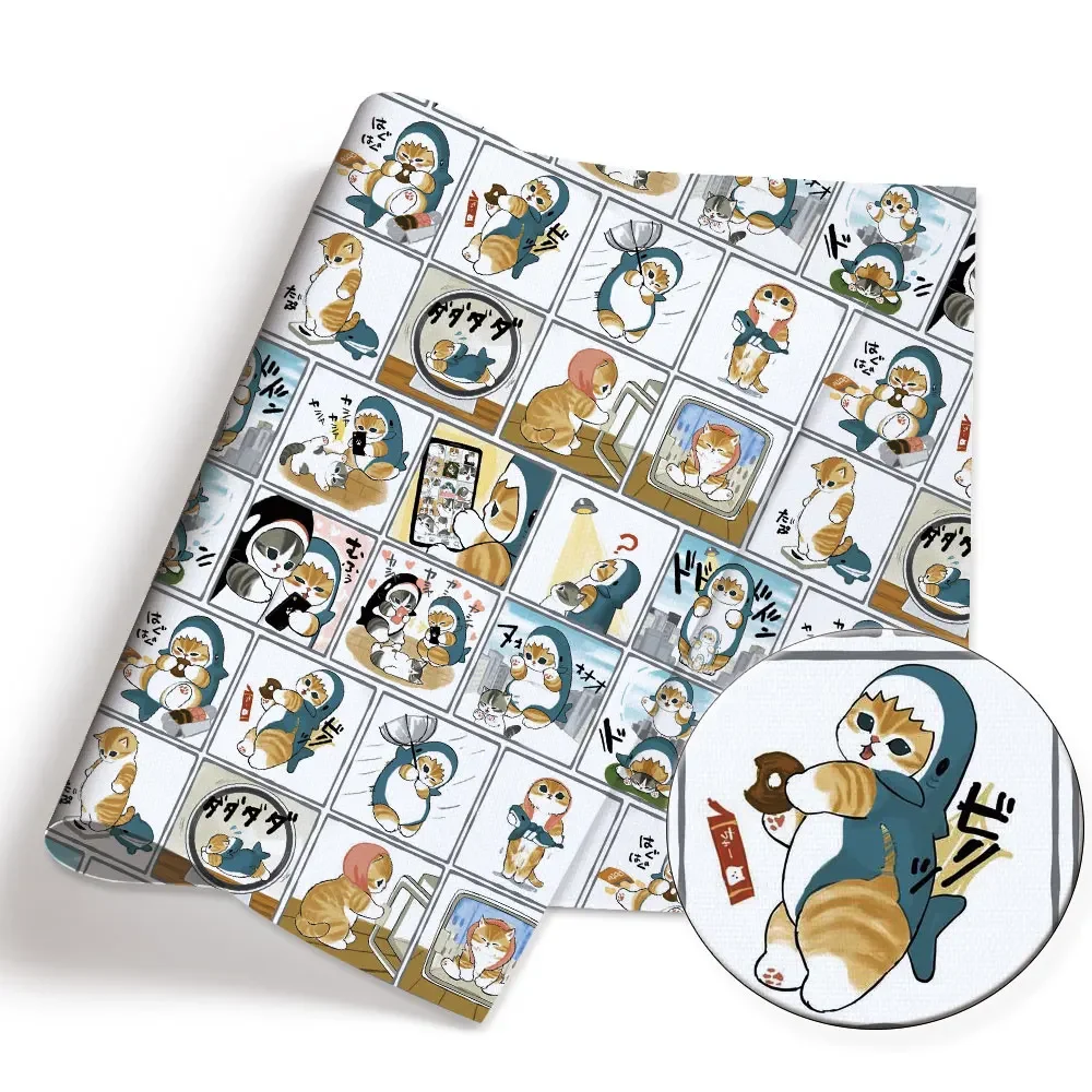 Cartoon Fabric Hot DIY140*50cm Handmade Sewing Patchwork Quilting Baby Dress Home Sheet Printed Fabric Fabric Sewing Kids