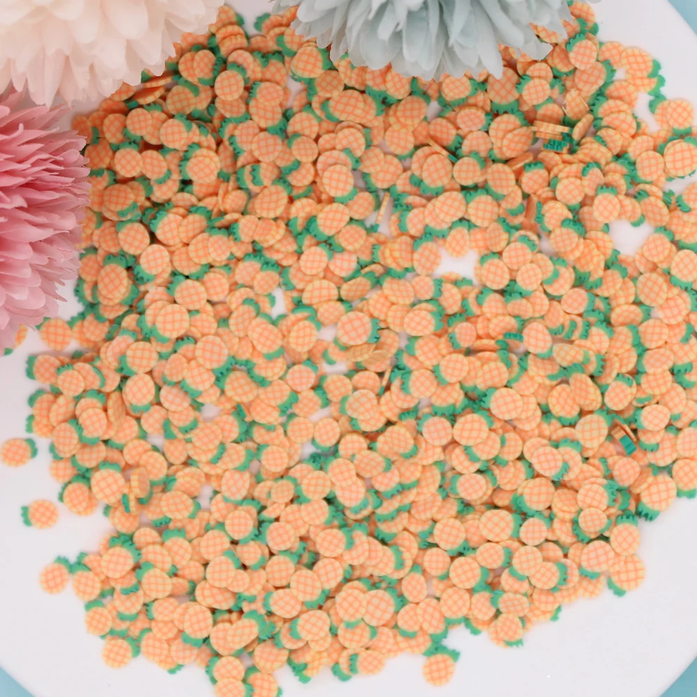 KSCRAFT الأناناس الطين شريحة الترتر يمزج DIY بها بنفسك شاكر بطاقة صنع الحرفية جمع اللون