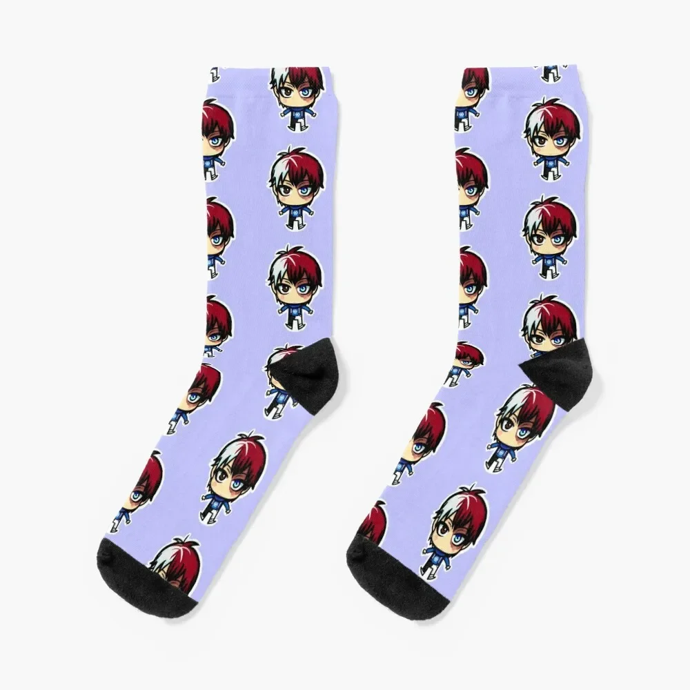 

Shoto Todoroki, Cute Chibi. Socks winter Soccer aesthetic Mens Socks Women's