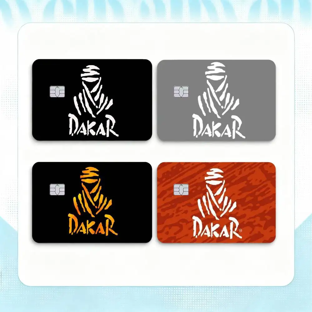 Racer Rally-Dakar Logo  Credit Card HD Stickers Small Chip Waterproof Sticker Game Card Decal Gift