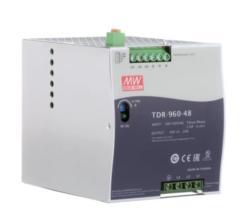 DRT-960-48 new model TDR-960-48 DIN Rail Power Supplies 960W 48V 20A Din Rail 340-550VAC