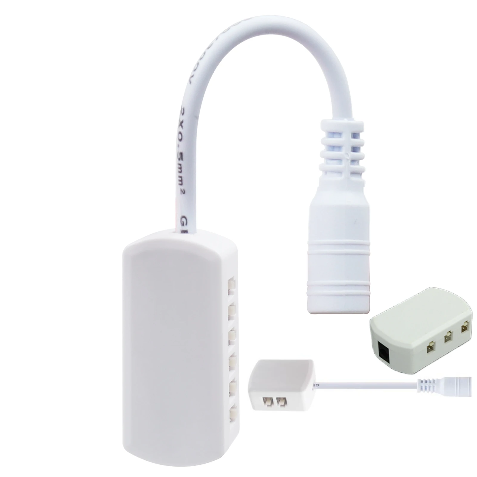 Connecteur de boîte de jonction séparateur 2510 à 2 broches/4 broches, pour éclairage sous-meuble LED couleur/RGB, Ports DuPont 2/3/4/5/6/8/10/12