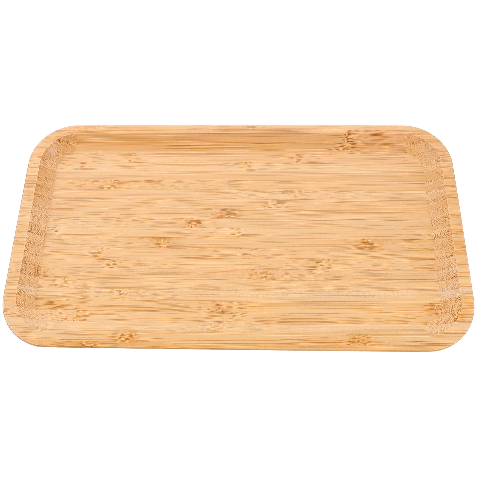 

Dessert Tray Portable Snack Platters Serving Trays for Party Bread Bamboo Appetizer Household