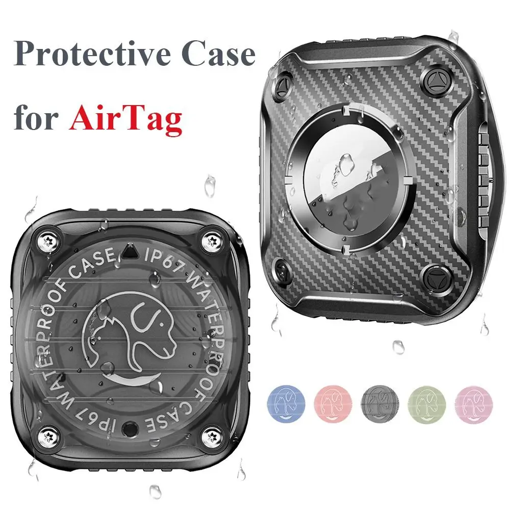 New Waterproof Protective Case Lightweight Portable Dog Collar Holder Anti-lost Full Protection Pet Tracker Cover for AirTag