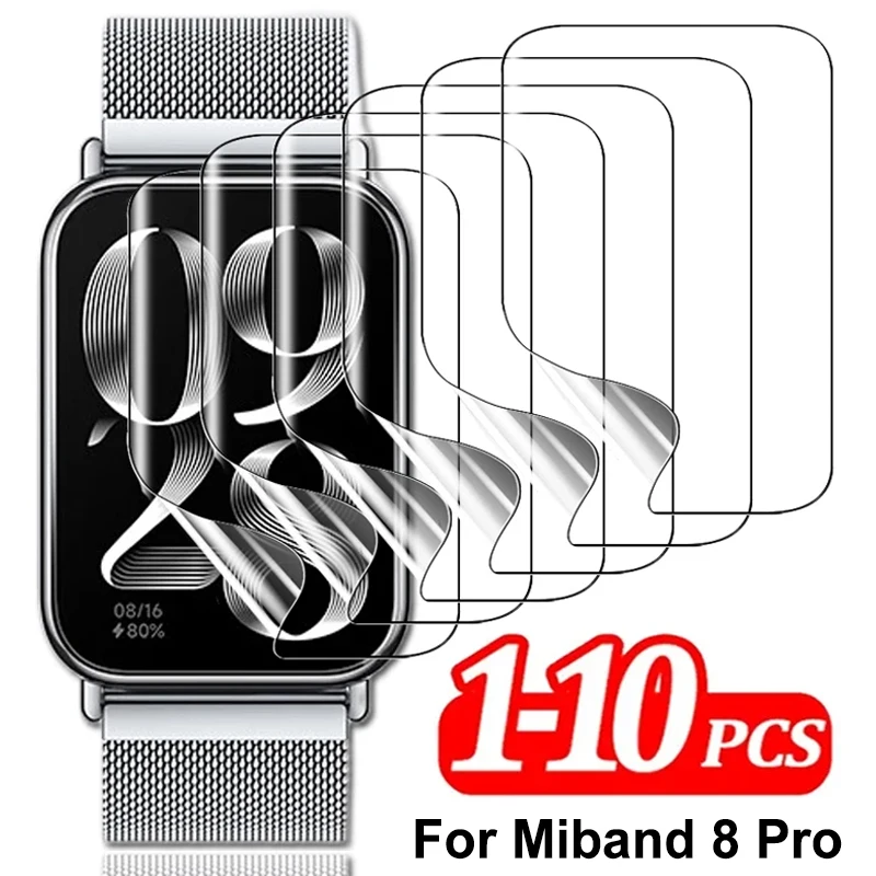 For Xiaomi Mi Band 8 Pro Screen Protector Anti-scratch Hydrogel Film for Miband 8Pro Soft Films Not Glass Smart Band Accessories