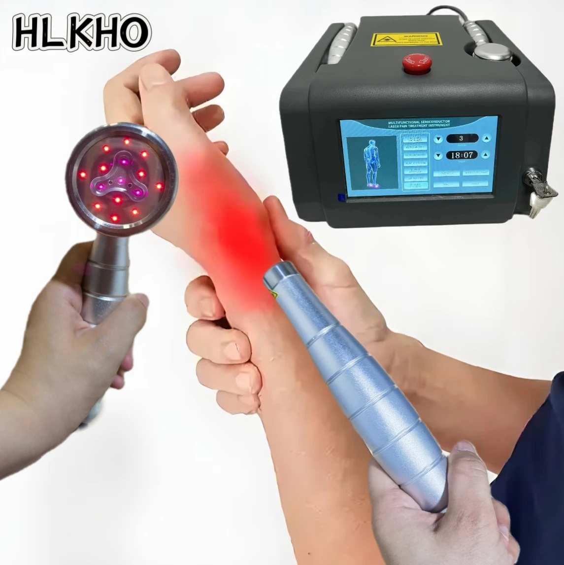 

6-in-1 Laser Acupuncture and Pain Relief Device, 5W 808nm NIR Light for Arthritis, Shoulder, Knee, Back Pain Treatment