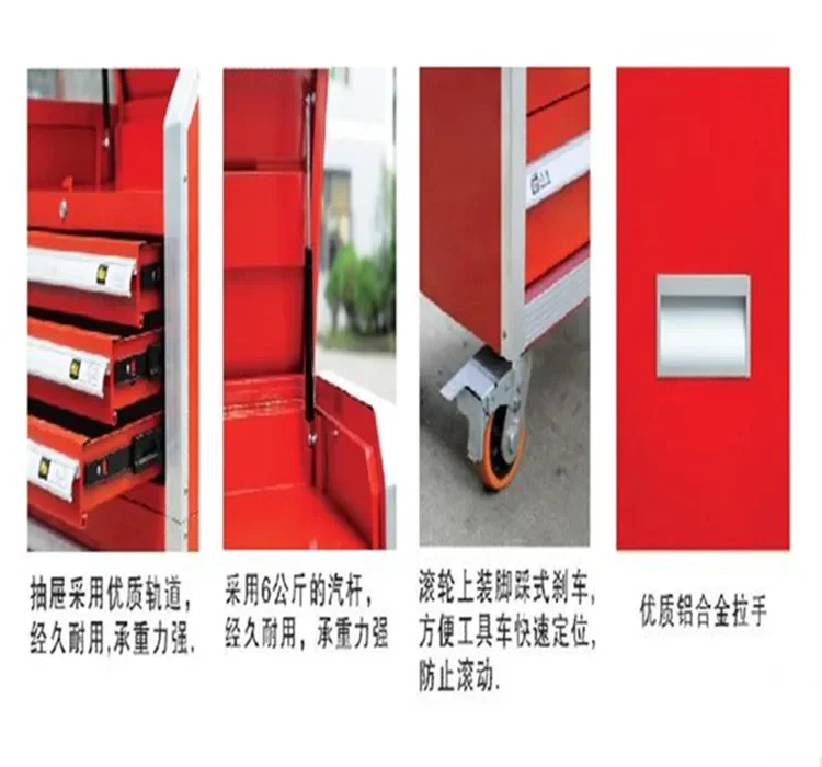 New high-end combined multi-layer drawer tool cabinet, toolbox