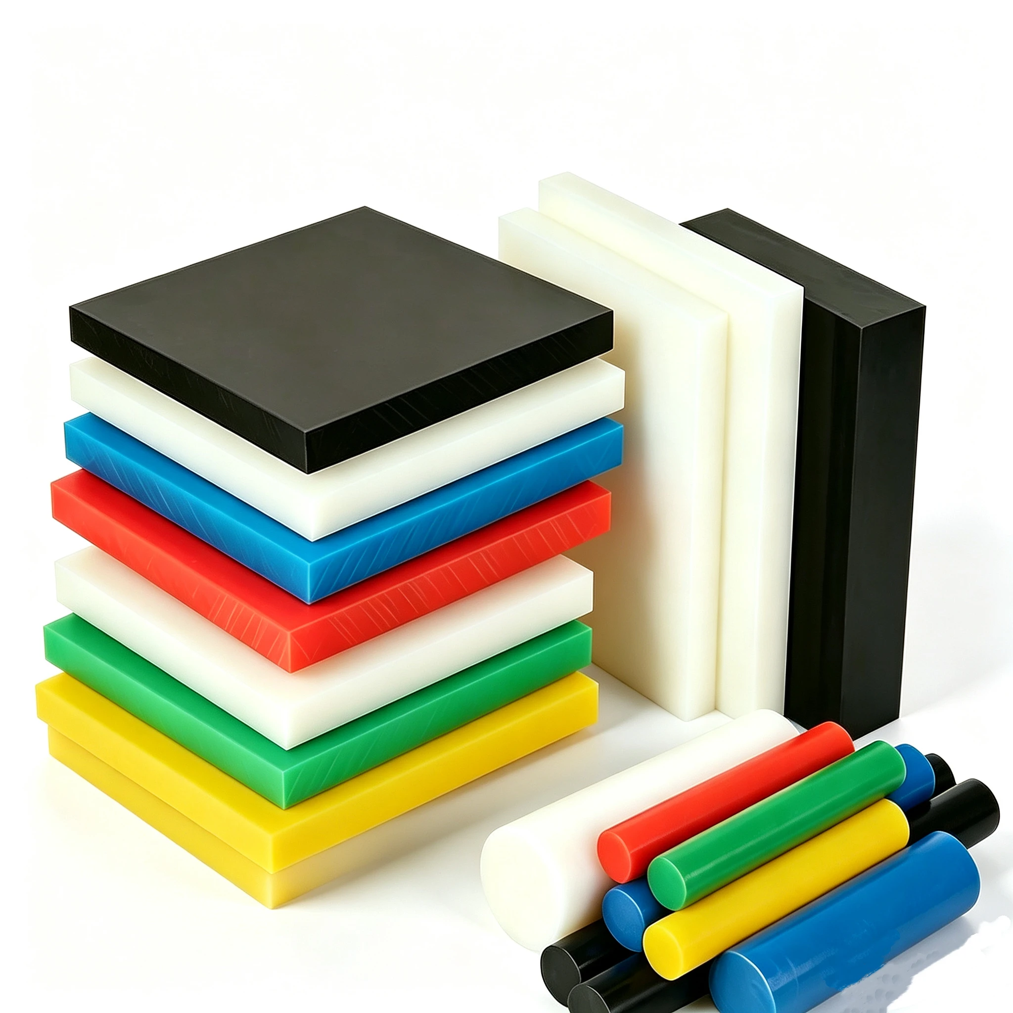 Thickness 8mm~25mm POM Board Blue Polyoxymethylene Board Anti-static Plastic Board Engineering Plastic Steel Board