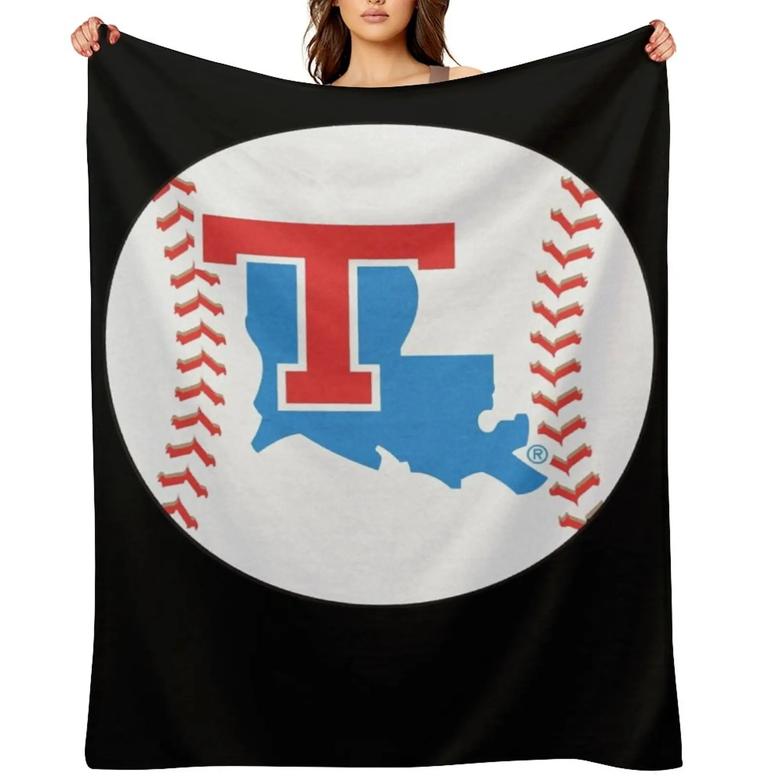 

Louisiana Tech Baseball Throw Blanket Summer Beddings Decorative Beds Shaggy Decorative Sofa Blankets