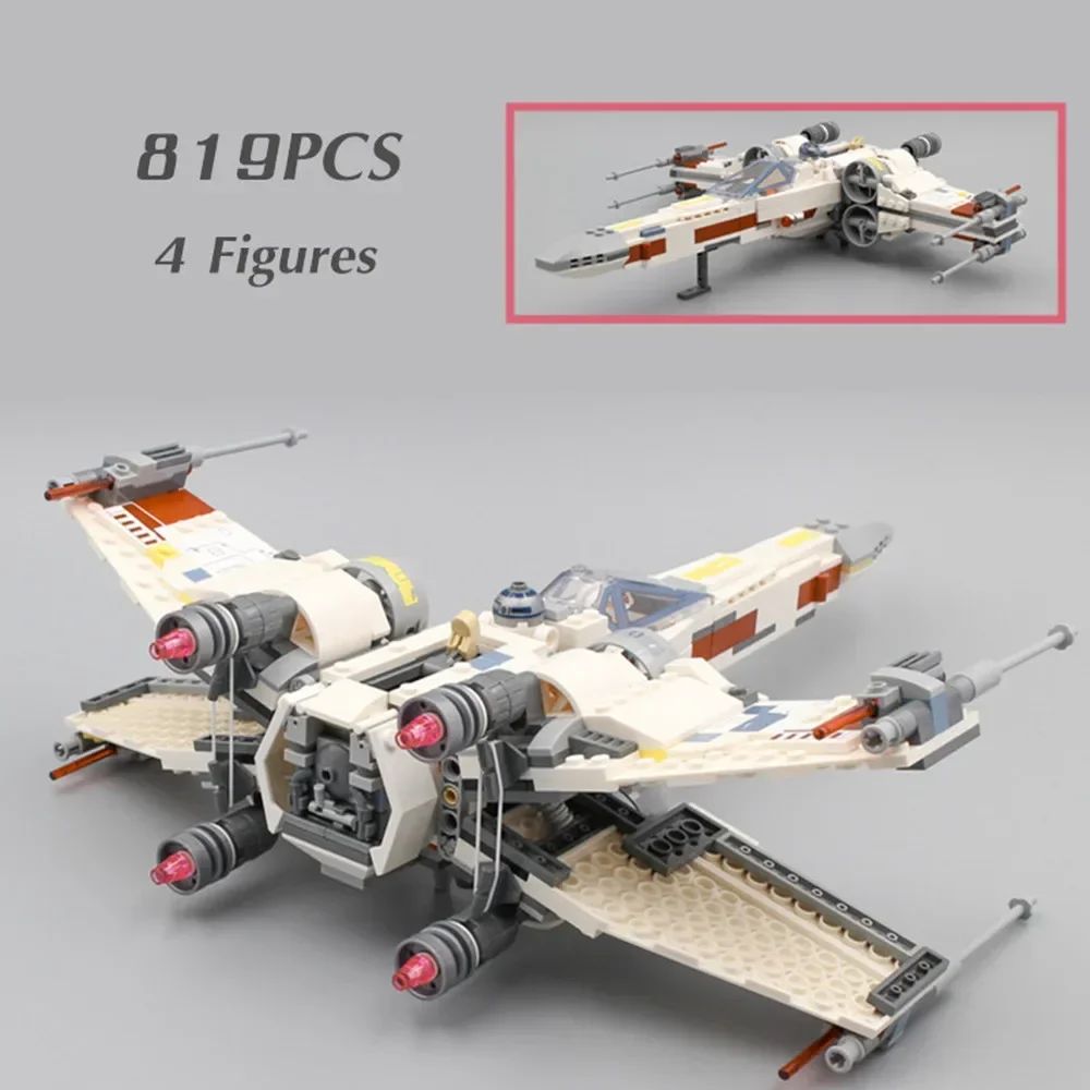 Technical Space STARS-MILITARY Spaceships Fighters Robot Droid GALAXY-WARS Model Building Block Brick Toys Kid Gift Christmas