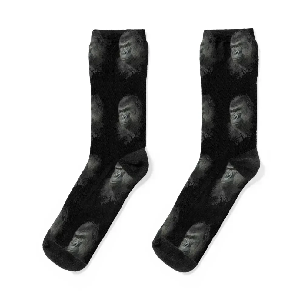 

Gorilla Mother Socks kawaii summer Rugby basketball Socks Male Women's