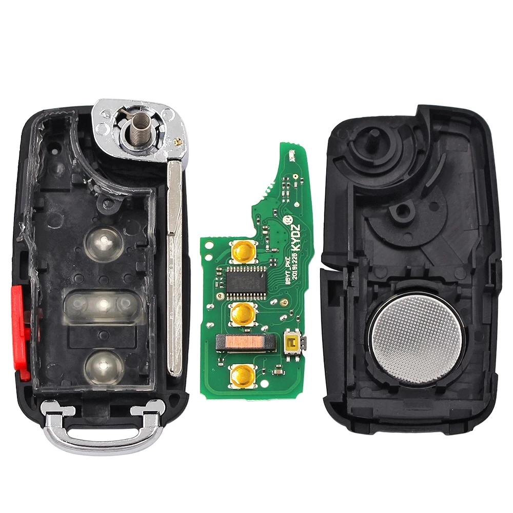 315 MHz Keyless Go NBG 010206 Przyciski T 4 do VW Tiguan Beetle EOS Golf Jetta Passat 2011-2017 5K 0837202 Klucz zdalny z chipem AK ID48