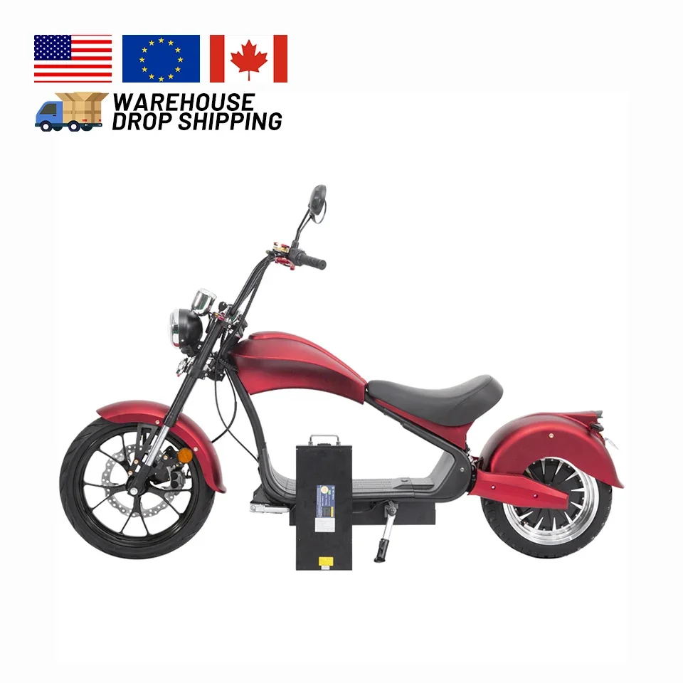 EEC Certificate Citycoco Electric Fat Tire Scooter Electric Motorbike 3000W 4000W  Moped EU US Warehouse