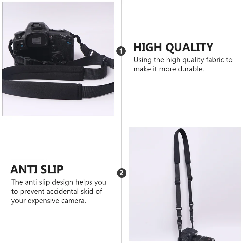 Tracolla per fotocamera regolabile in nylon SLR Sling Neck Tracolla Decompressione Anti scatto istantaneo Carry Digital