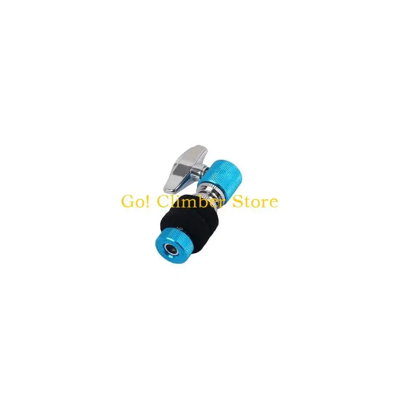 Q84C 1 Set Metal Standard Jazz Drum Hi-Hat Cymbal Clutch Stand Post for Percussion Instrument Parts Replacement Accessories Blue