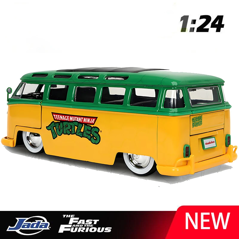 

JADA 1:24 T1 BUS 1962 Alloy Car Diecasts & Toy Vehicles Car Model Miniature Scale Model Car For Children