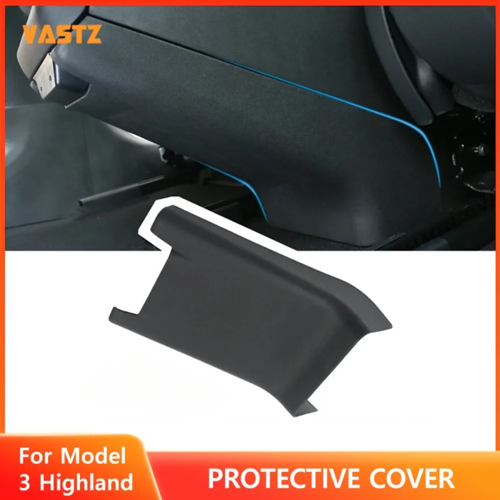 

VASTZ For Tesla Model 3 Highland Central Armrest Box Rear Air Vent Kick Guard Board Anti Dirty Kick Proof Protection Cover