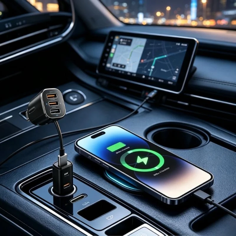 Wired To Wireless Converter 2 in 1 Car Adapter Enable Wireless CarPlay And Android Auto For Factory Vehicle Multimedia