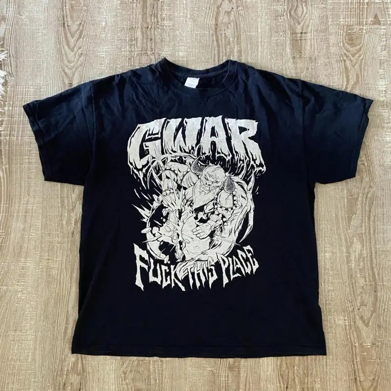 GWAR ‘F This Place’ Band Merch T Shirt In Black Size XL