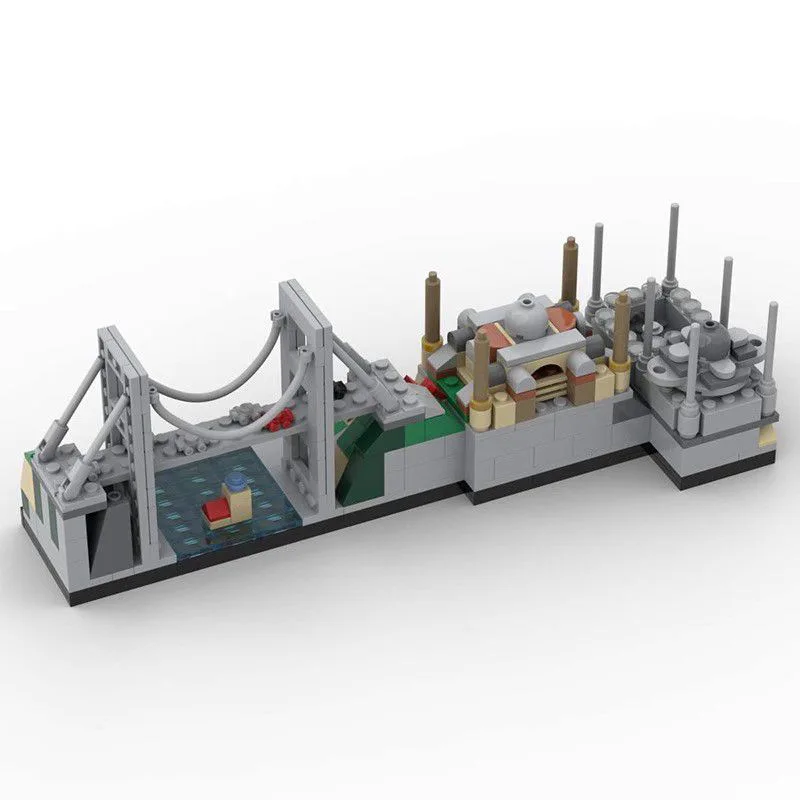 MOC Istanbul horizon bloc de construction assemblage série classique modèle de bureau Architecture Puzzle Collection cadeau