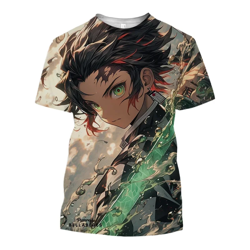 

Men's 3D Animated Print Short Sleeve T-shirt, Casual T-shirt, High Quality, Summer Chic, New, 2025