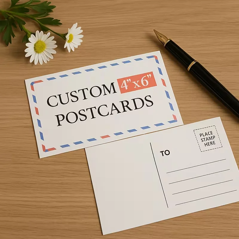 20-Pack Customizable Greeting Cards - Soft Touch Film Postcards for Wedding Invitations Birthdays Business Thank You Notes Multi