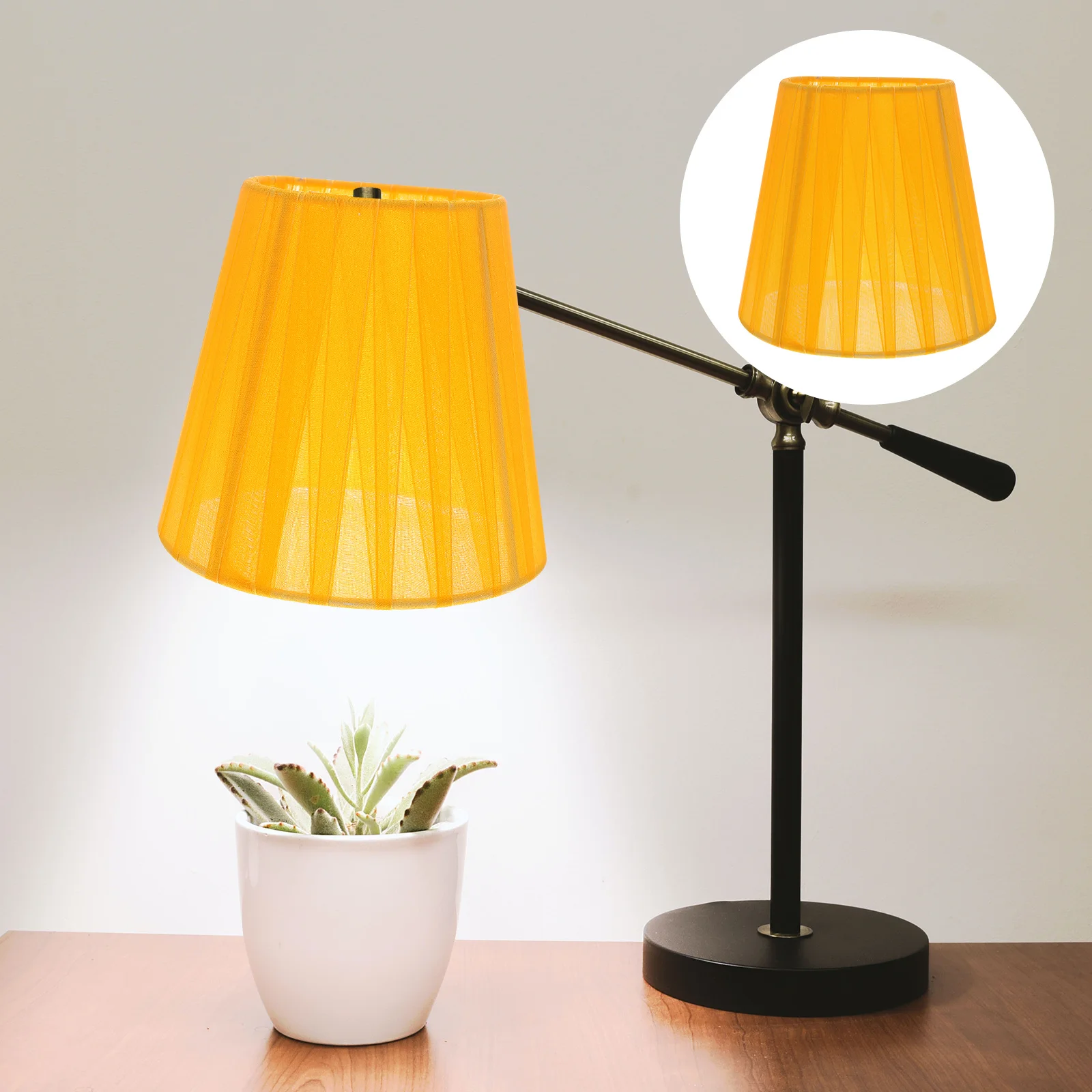 

Маленький абажур из полупрозрачной сетки в форме барабана для настольной лампы, сменный декоративный абажур для домашнего освещения