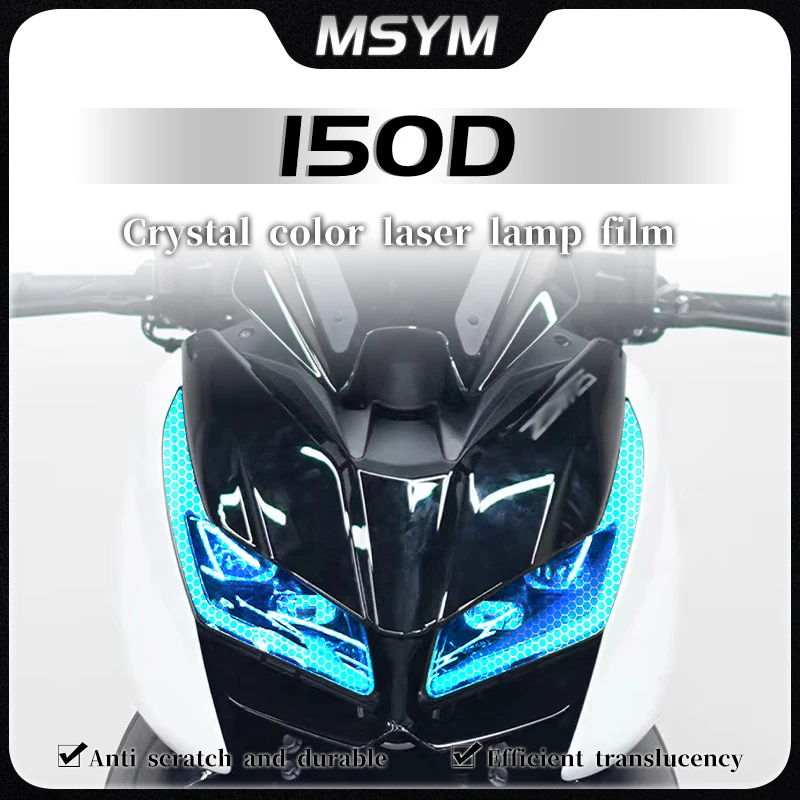 

For ZONTES 150D 150 D 150d 150 d Headlight film smoked black taillight film honeycomb laser protection sticker accessories