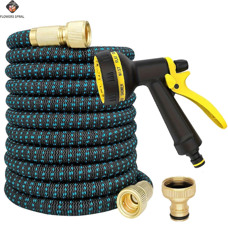 Garden Hose Expansion Pipe, 10 Function High-Pressure Water Gun, Multi-Mode, Used For Garden Irrigation And Car Washing
