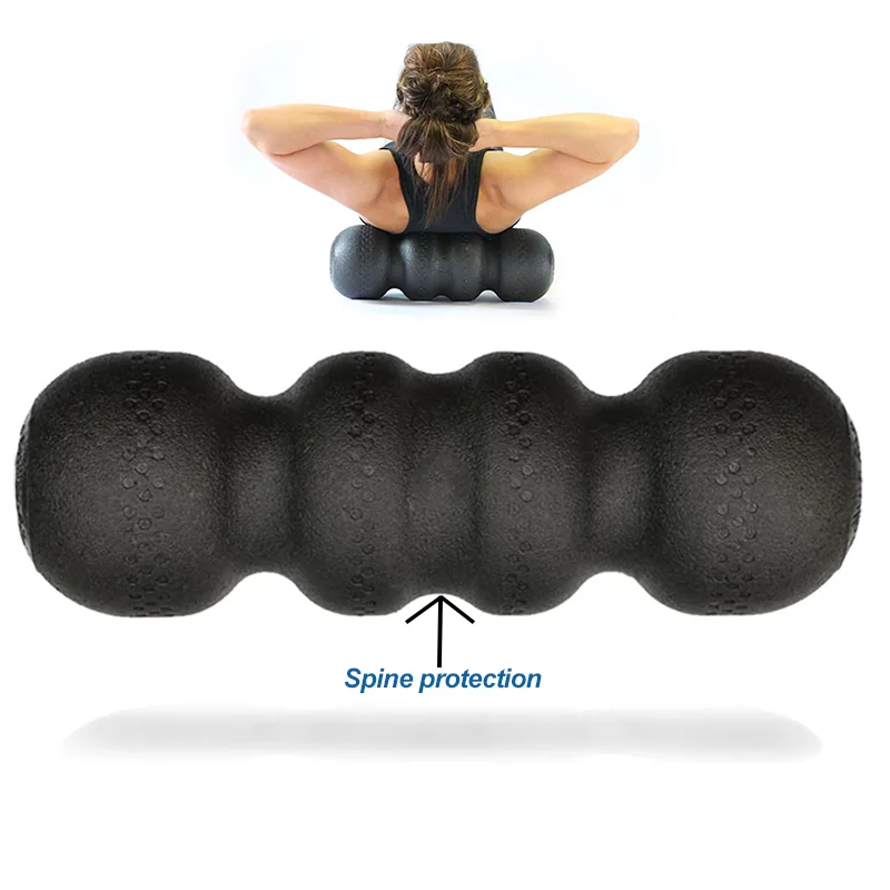 Foam Roller Peanut Yoga Roller 45CM EPP High Density Back & Neck Massage Muscle Recovery Deep Tissue