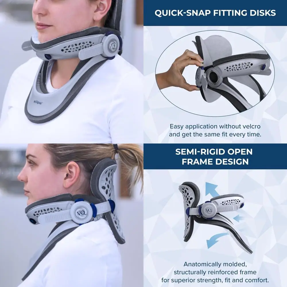 

adjustable cervical support collar for neck injury relief