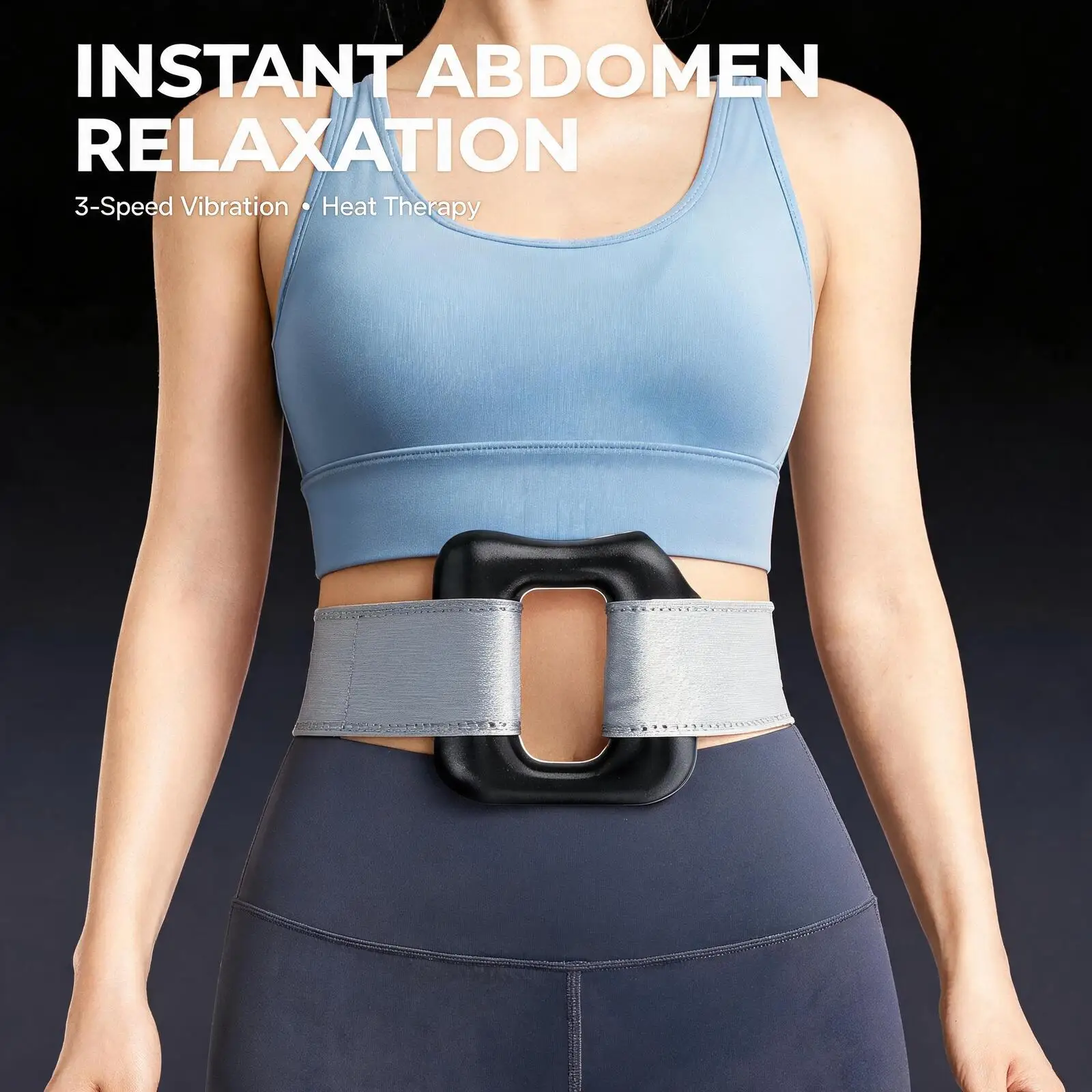 WAIST MASSAGE BELT Rolling percussion massager Fascia Ring Multi-position kneading BODY RELAXATION Fat Burning relieve Fatigue