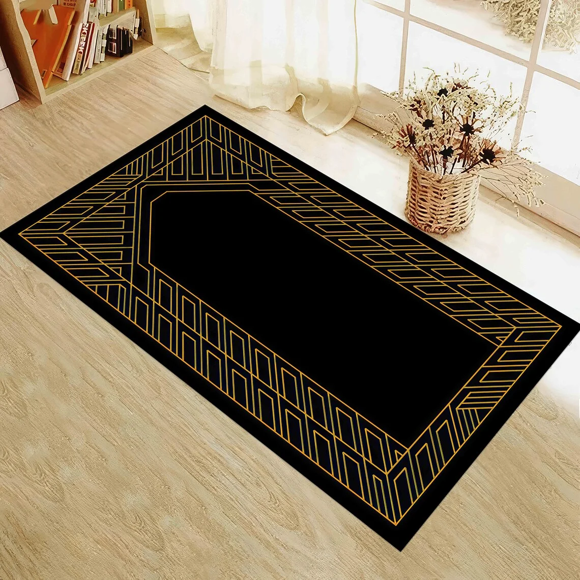 Christian Prayer Rug for Living Room Washable Bedroom Rugs Non Slip Carpet for Kitchen Dining Room Decorations Rug