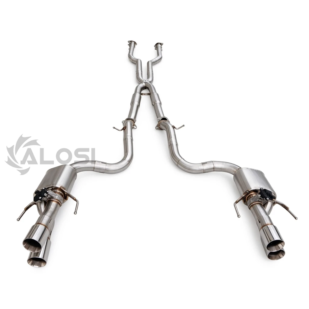 Stainless steel electronic valve exhaust for Lexus  IS300/ IS350 3.5 2013+ Upgrade the IS500 four outlet pointed valve exhaust