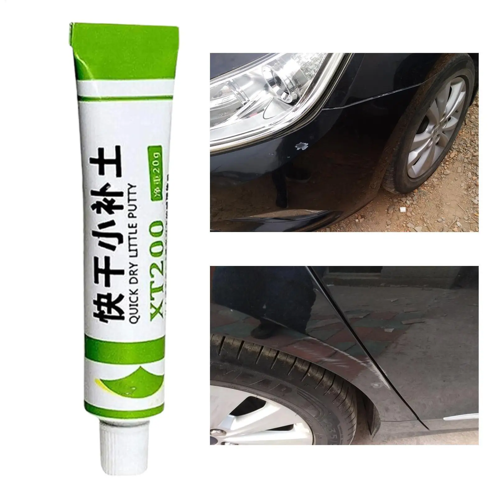 Black/Gray/White Car Body Putty Quick Dry Good Effect Professional DIY Car Home Paint Repairing Eye-filling Paint Scratch Repair