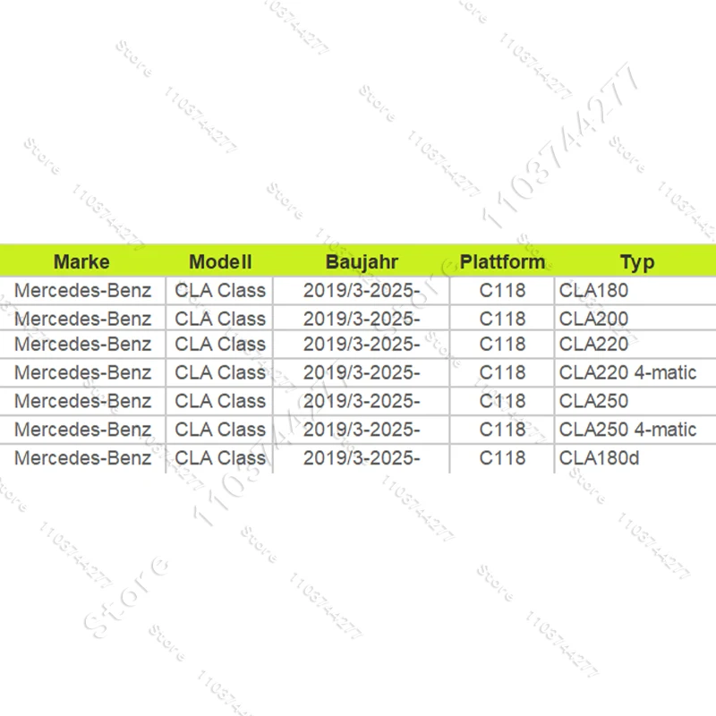 Für 2019–2025 C118 Mercedes Benz CLA180 CLA200 CLA220 CLA250 CLA180d Auspuffspitzenabdeckung Zierleisten 1184920100 1184920200 – Detail 1
