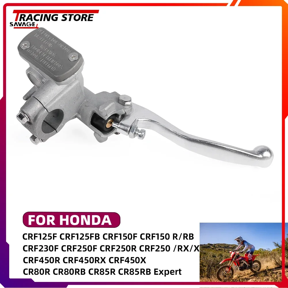 

For Honda CRF125 F/FB CRF150 F/R/RB CRF250 /F/R/RX/X CRF450 /R/RX/X XR 250R 400R 600R 650R Brake Master Cylinder Pump with Lever