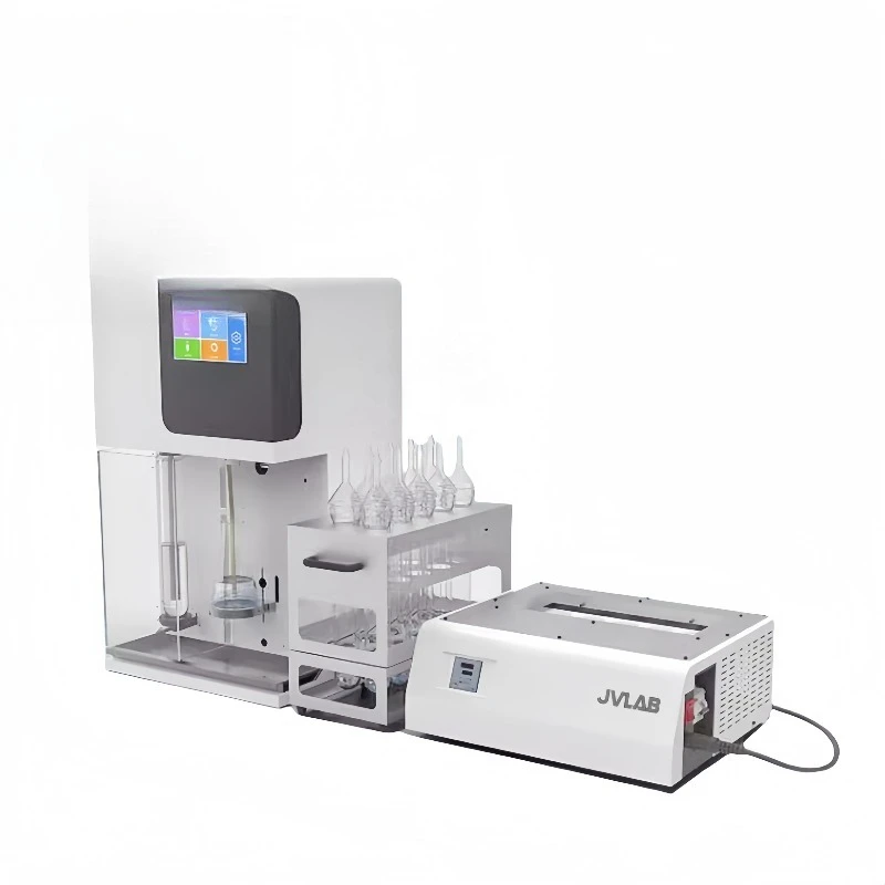 Automatic, fixed nitrogen distiller, fixed nitrogen analyzer