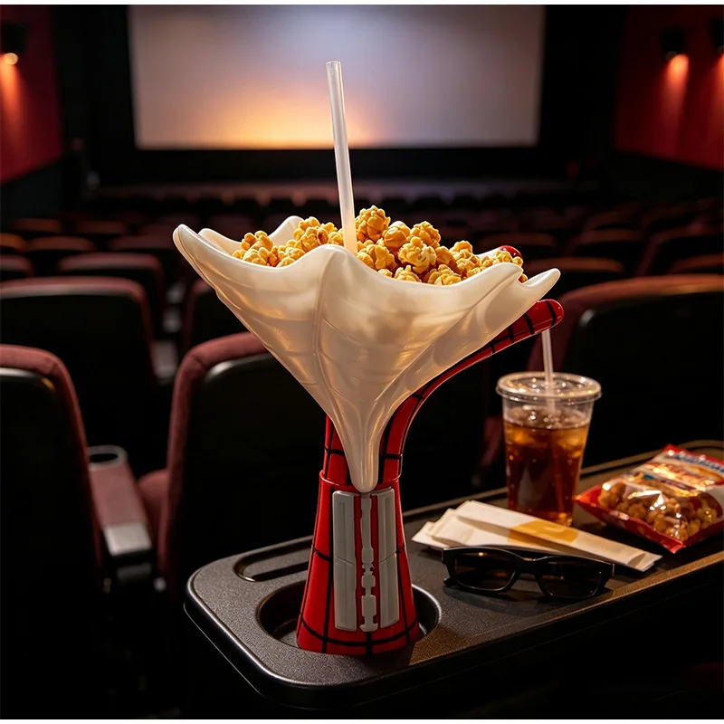 3D Printed Spider Hand Popcorn Bucket Creative Spider Hand Shaped Beverage Cup Home Desktop Decor Movie Derivative Gift Ornament