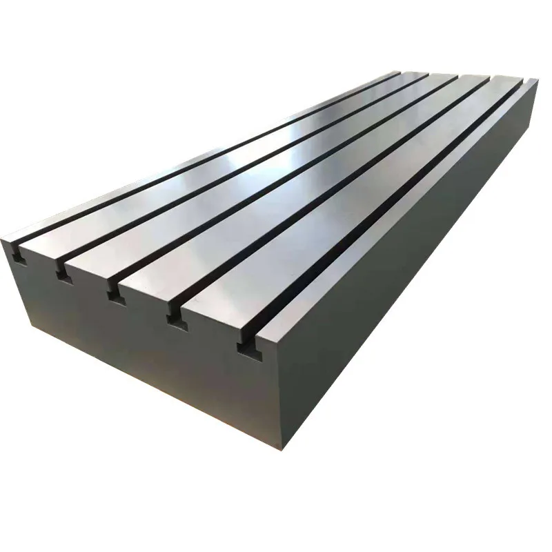 Cast iron platform, scribing measurement T-groove, welding plate assembly table, cast iron table